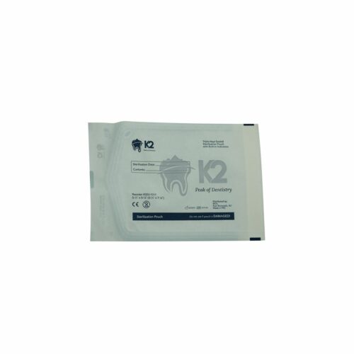 2-3/4" x 9" sterilization pouch package front