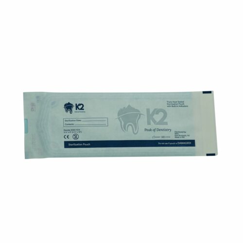 2-3/4" x 9" inner pouch back of sterilization pouch