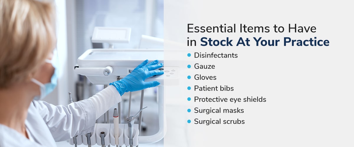Essential items to have in stock at your practice 