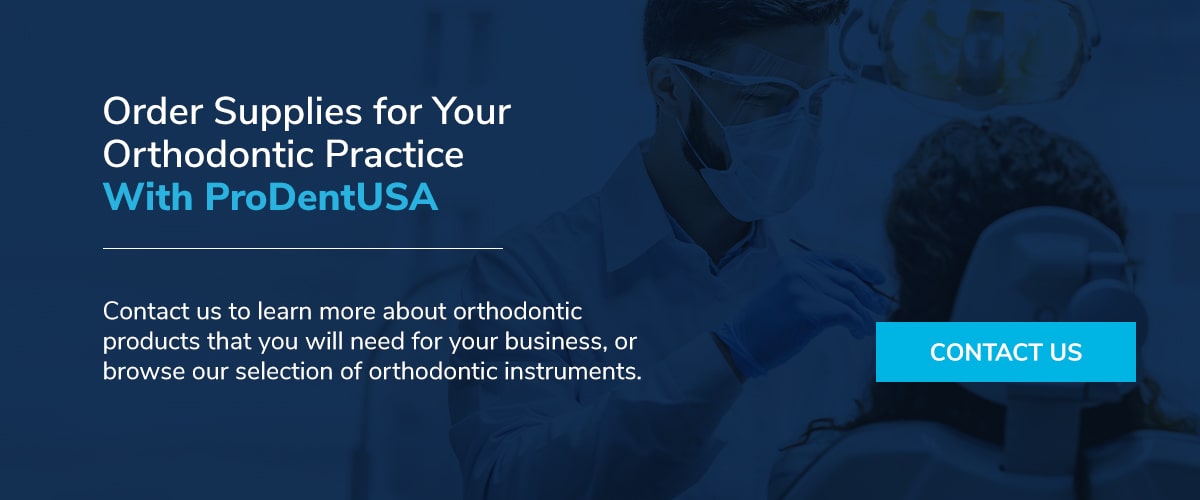 Order supplies for your orthodontic practice with ProDentUSA.