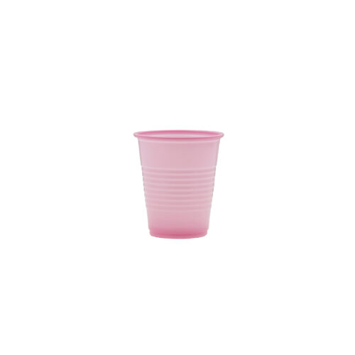 pink disposable cup