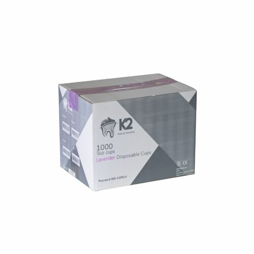 Box of Lavender Disposable Cups, 1000 Count