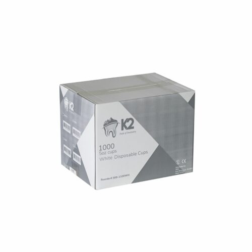 1000 count box of white disposable cups