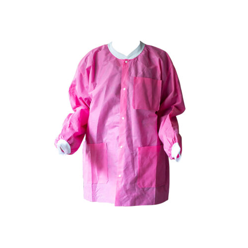 pink dental lab jacket